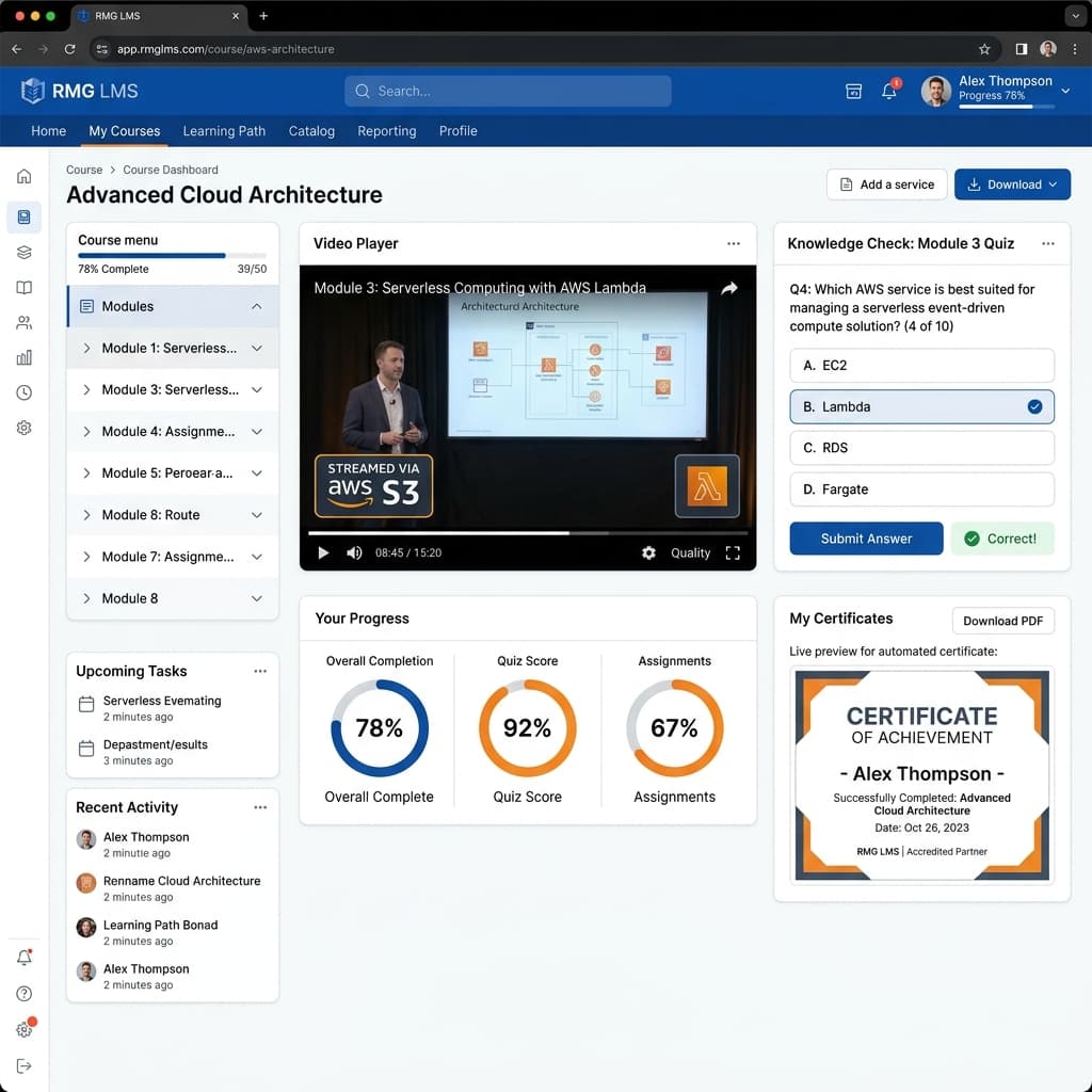 RMG LMS Platform